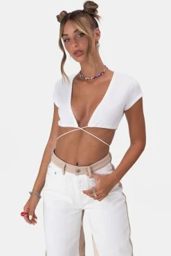 Adika Stonewall Wrap Crop Top OUTLET