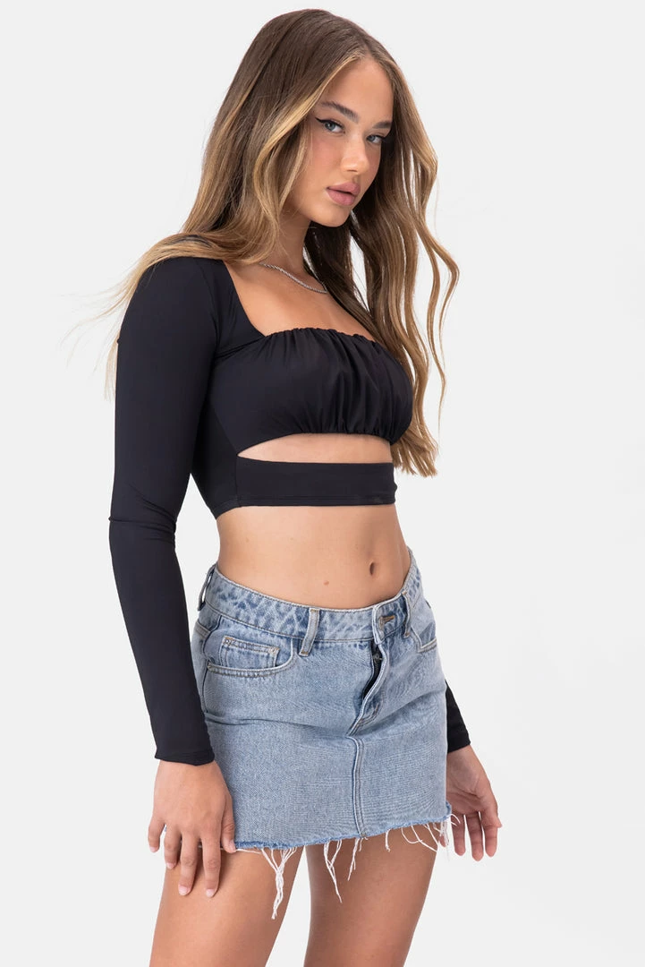 Best reviews of ๐งจ Adika Bailee Cut-Out Cropped Top OUTLET ๐ 2 Adika Bailee Cut-Out Cropped Top OUTLET
