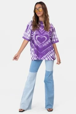 Adika Hearty Tie-Dye Oversized Tee