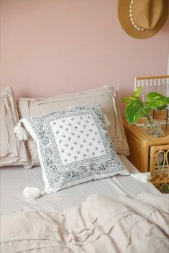 Adika Paisley Square Pillow Cover