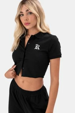 Adika OUTLET BYE Cropped Polo Shirt