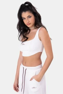 Adika FLOW Contrast-Seam Corset Top