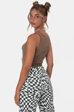Adika Clothing Live Ribbed Cropped Tank Top