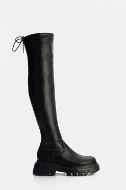 Adika Truck Faux Leather Boots Shoes