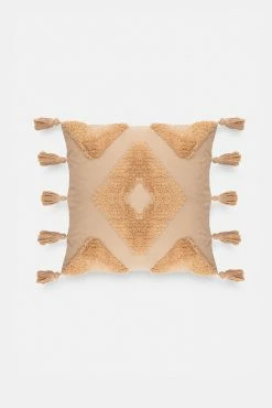 Adika Cedrus Tufted Square Pillow Cover Home