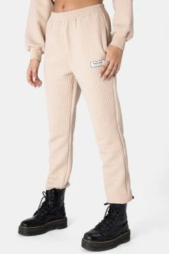 Adika DARLING Waffle-Knit Sweatpants