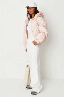 Adika Coats & Jackets MISSGUIDED // Oversized Jacquard Puffer Jacket