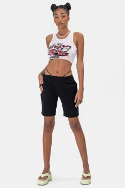 Adika ANGEL Waist-Strings Biker Shorts