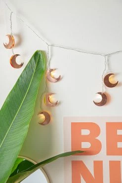 Adika Home Metallic-Moon Fairy Lights