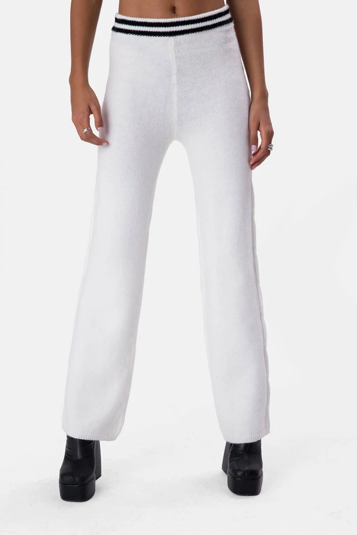 Deals ๐ Adika McCarry Stripe-Waistband Knitted Pants Clothing ๐คฉ 3 Adika McCarry Stripe-Waistband Knitted Pants Clothing