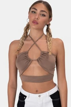 Adika Torch Cut-Out Halter Top OUTLET