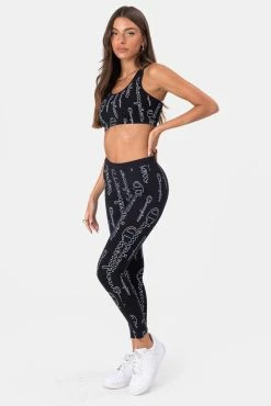 Adika Champion // Script Print Sports Bra Brands