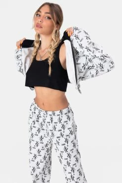 Adika ADK Cropped Zipped Hoodie