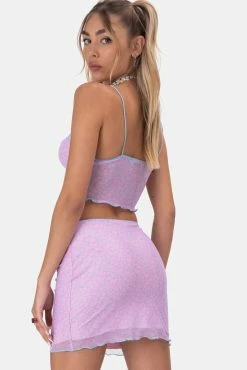 Adika Love-It Mesh Crop Top