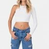 Adika Hepburn One-Shoulder Crop Top