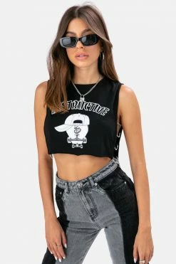 Adika DESTRUCTIVE Chain Detail Crop Top