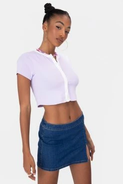 Adika OUTLET Richmond Button-Up Crop Top