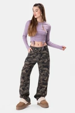 Adika Connelly Ruched Crop Top