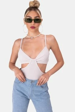Adika Clothing Gonzalez Cut-Out Ribbed Top