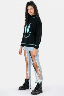 Adika Trick Woven-In Knit Sweater