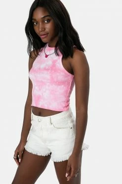 Adika Logan Tie-Dye Crop Top OUTLET