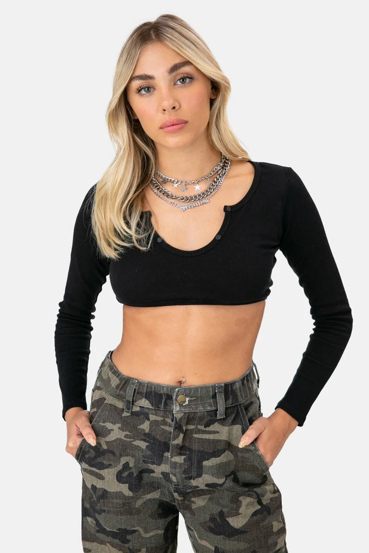 Deals 🎉 Adika Aspo Long Sleeve Crop Top Best Sellers 💯 2 Adika Aspo Long Sleeve Crop Top Best Sellers