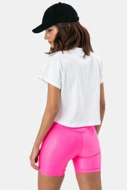 Adika FILA // Logo Print Cropped Tee