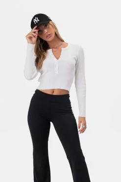 Adika Clothing Barley Buttoned Knitted Top