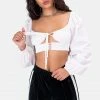 Adika Romano Puff Sleeve Crop Top OUTLET