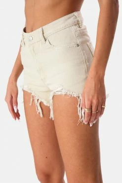 Adika Clothing Tommy Ripped Hem Denim Shorts