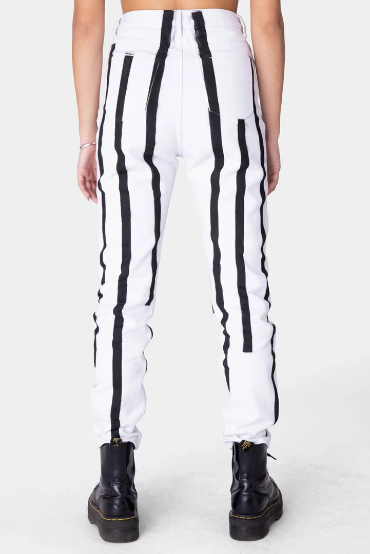 Budget 🔔 Adika Damon Stripe 👖 Jeans | STRAIGHT OUTLET ✨ 4 Adika Damon Stripe Jeans | STRAIGHT OUTLET