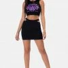 Adika Clothing Sass Cut-Out Mini Skirt