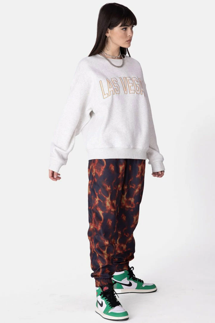 Budget 🤩 Adika LAS VEGAS Embroidery Sweatshirt 🧨 2 Adika LAS VEGAS Embroidery Sweatshirt