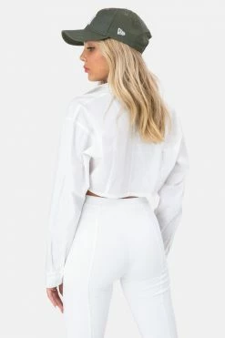 Adika Clothing Archie Crop Button-Down Shirt