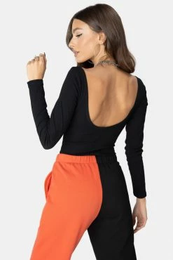 Adika Haton Half-Button Ribbed Bodysuit OUTLET