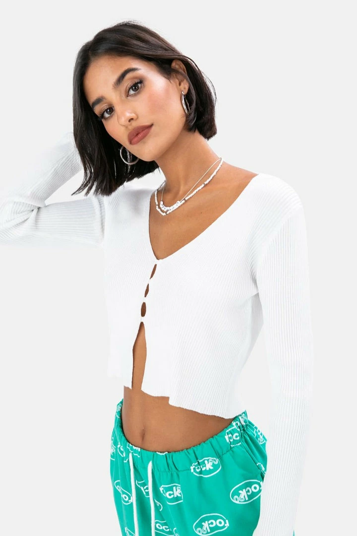 Deals ⌛ Adika Hunter Rib Knit Top OUTLET 💯 1 Adika Hunter Rib Knit Top OUTLET