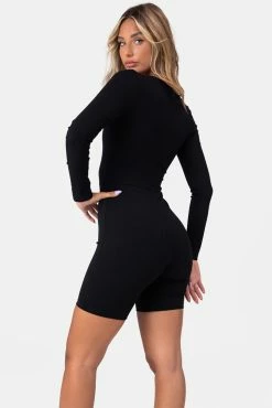 Adika Ride Square-Neck Unitard Clothing