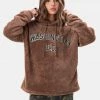 Adika WASHINGTON Faux Fur Oversized Hoodie Clothing