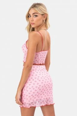 Adika Cherries Crop Top Y2K Fever