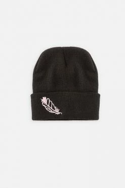 Adika Feather Knit Beanie