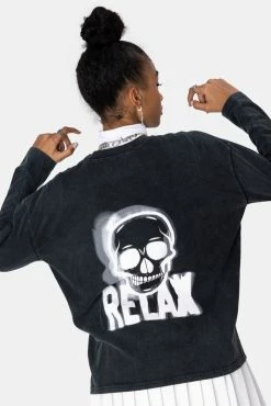 Flash Sale 🤩 Adika OUTLET RELAX Wash Long Sleeve Tee 🤩 8 Adika OUTLET RELAX Wash Long Sleeve Tee