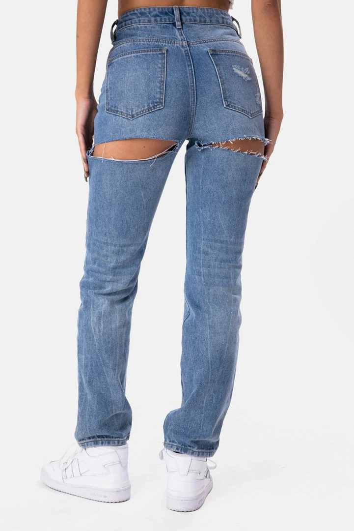 Outlet 👏 Adika Toxie Ripped 👖 Jeans | STRAIGHT Clothing ✨ 4 Adika Toxie Ripped Jeans | STRAIGHT Clothing