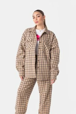 Adika Clothing Roberts Flannel Plaid Shacket