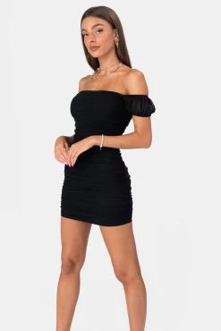 Best Pirce ⌛ Adika Clothing Hudson Off-Shoulder Ruched 👗 Dress 👍 7 Adika Clothing Hudson Off-Shoulder Ruched Dress