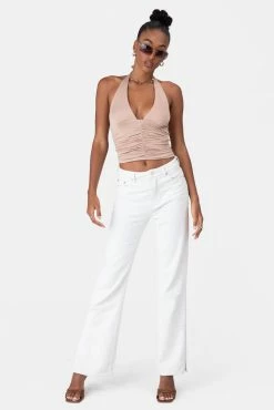 Adika Herald Ruched Halter Top
