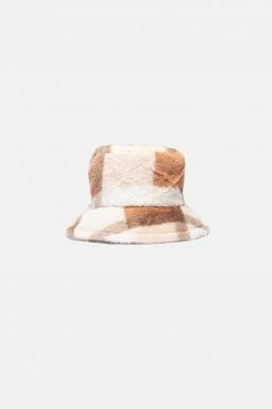 Adika Squared Faux Fur Bucket Hat