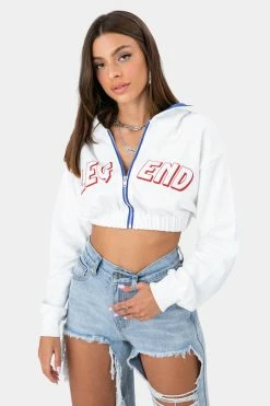 Adika LEGEND Cropped Zipped Hoodie