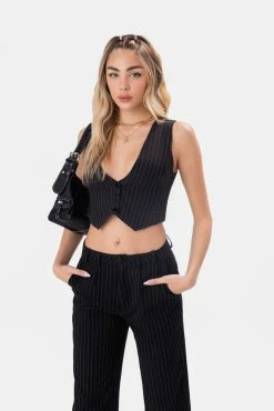 Adika Lucille Pinstripe Vest Best Sellers