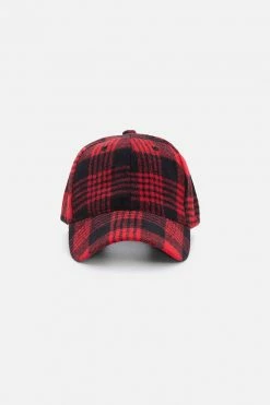 Adika Cozy Flannel Baseball Cap OUTLET