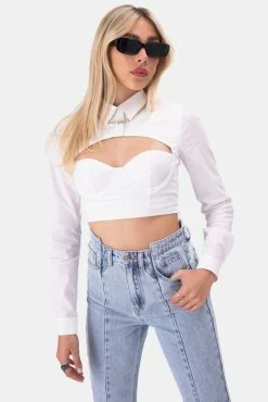 Adika Silivas Cupped Crop Top